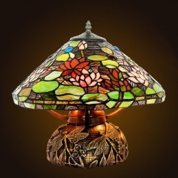 Retro Tiffany glas-in-lood...