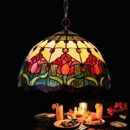 Tulp Tiffany glas-in-lood...