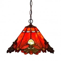 Retro Tiffany glas-in-lood...