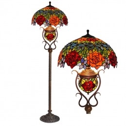 Rose Tiffany vloerlamp van...