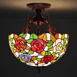 40 cm Rose Tiffany hanglamp...