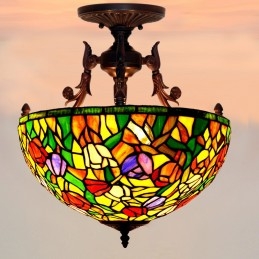 Tulp Tiffany glas-in-lood...