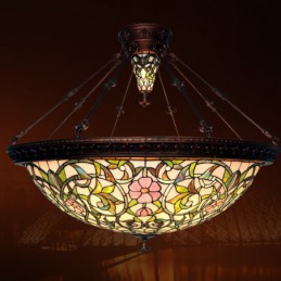 Landelijke Tiffany hanglamp...