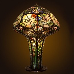 Retro Tiffany glas-in-lood...