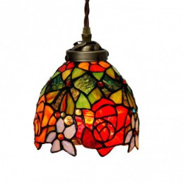 18 cm Rose Tiffany hanglamp...