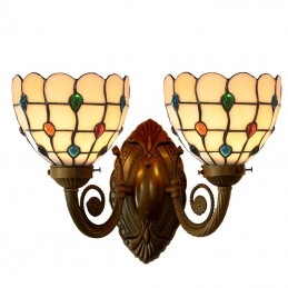 Tiffany Glas-in-lood wandlamp