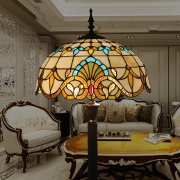 Europese Tiffany vloerlamp...