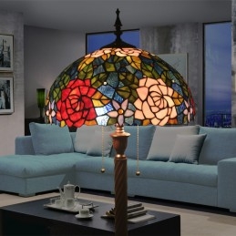 Europese Tiffany vloerlamp...