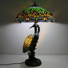 Antieke leeslamp 18 inch...