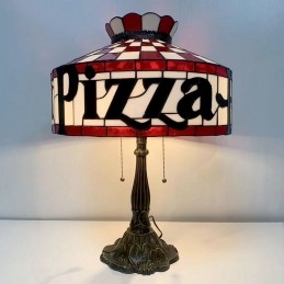 Nieuwe pizza-glas-in-lood...