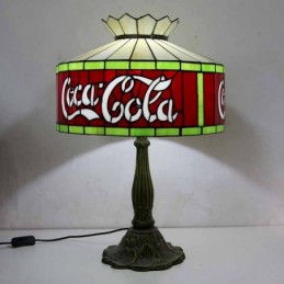 Coca-Cola glas-in-lood...